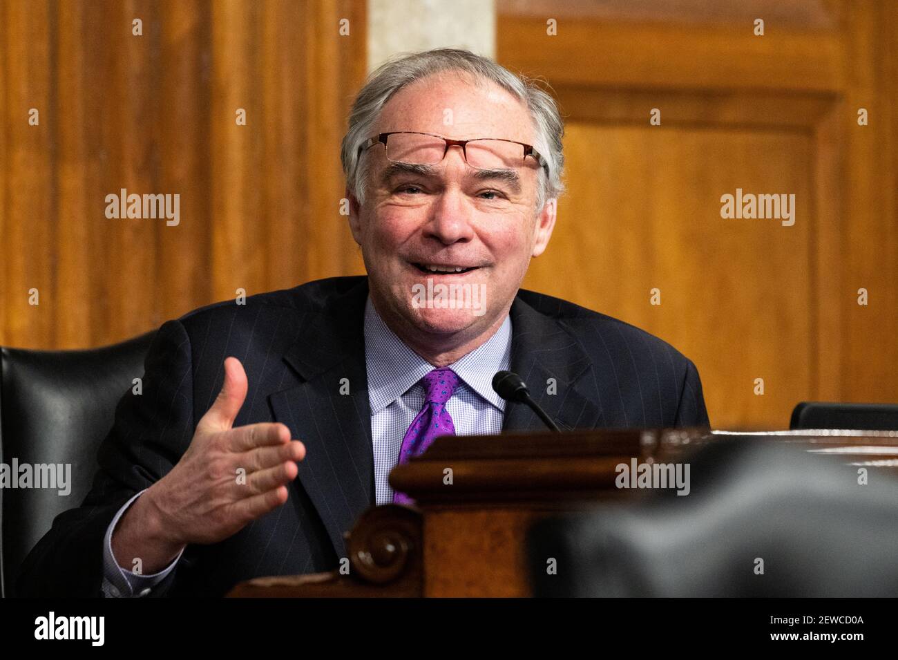 Washington, United States. 02nd Mar, 2021. U.S. Senator Tim Kaine (D-VA ...