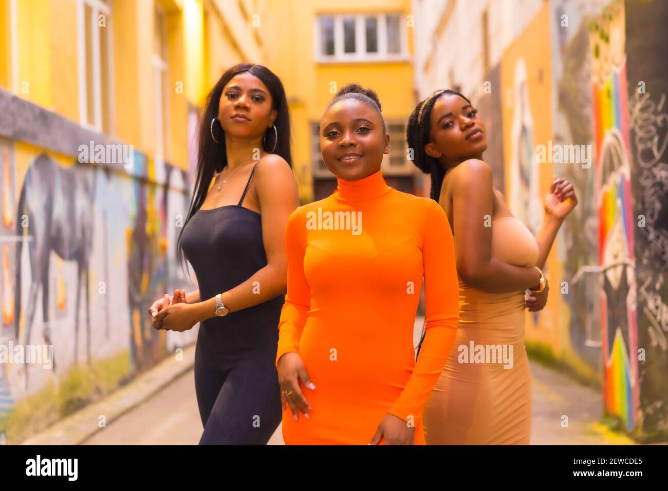 Black african teenage models in hi-res stock photography and images - Alamy