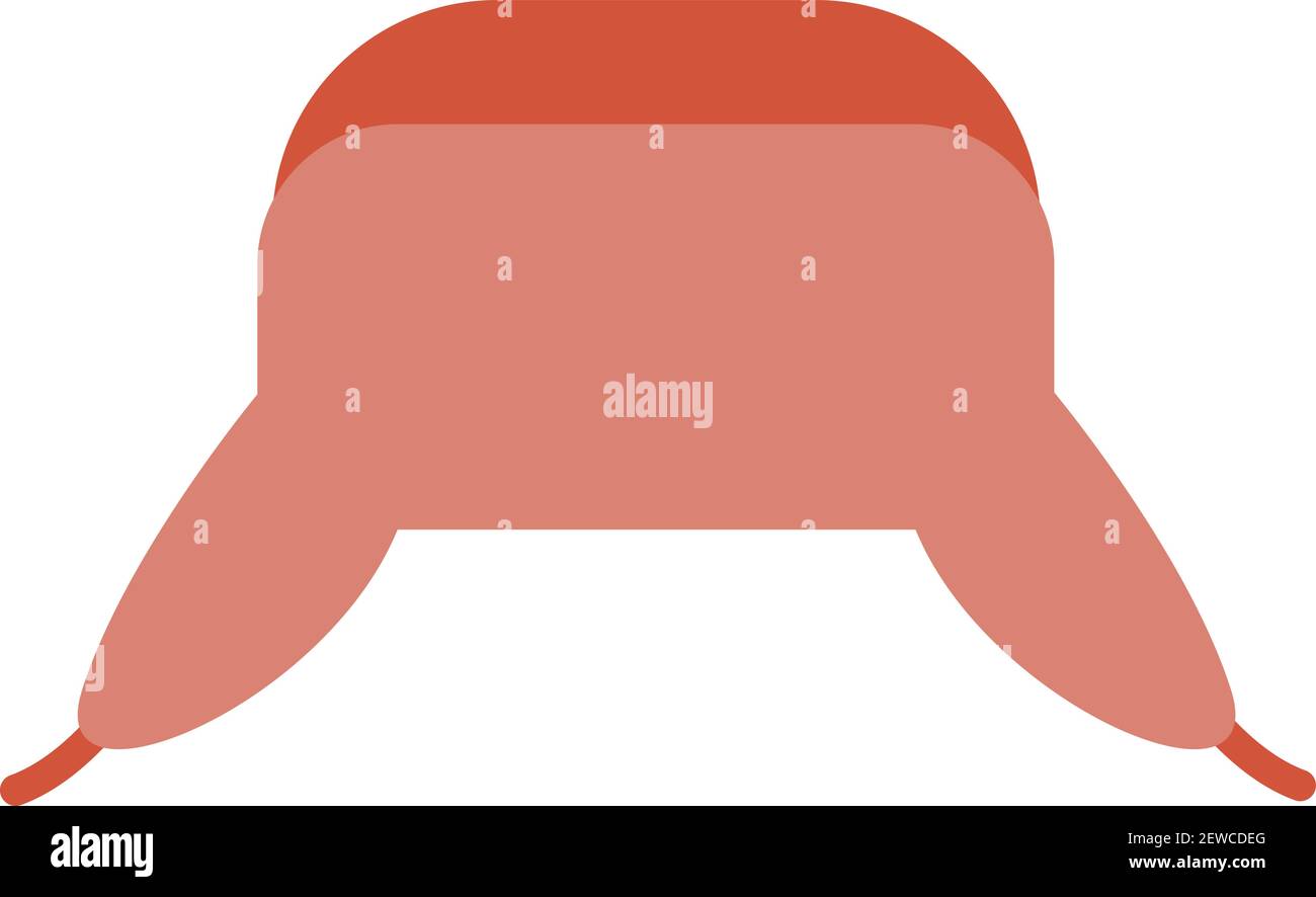 Winter hat, illustration, vector on white background Stock Vector Image ...