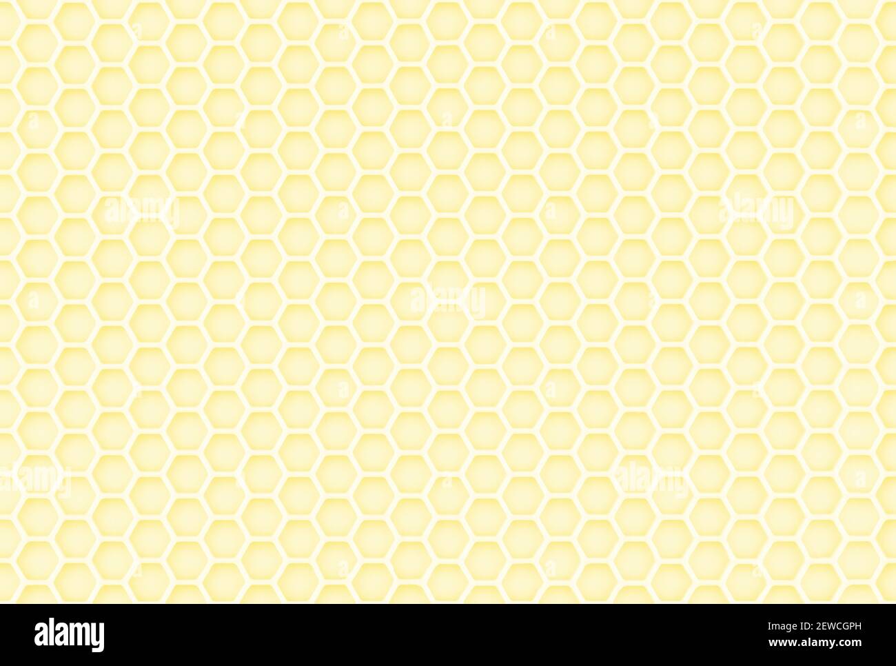 abstract yellow seamless honeycomb texture and unobtrusive sharp background. Stock Photo