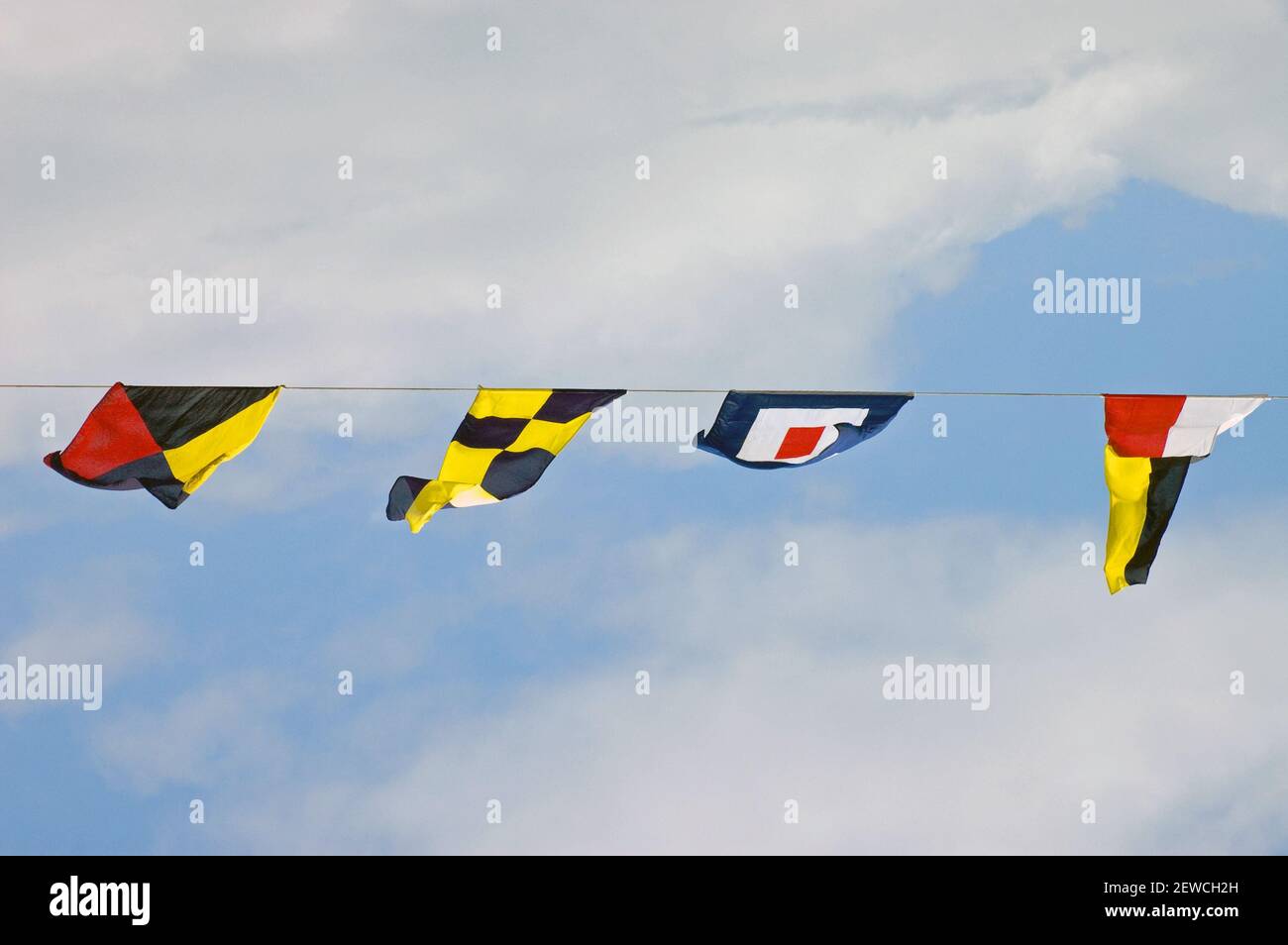 Naval signal flags hi-res stock photography and images - Alamy