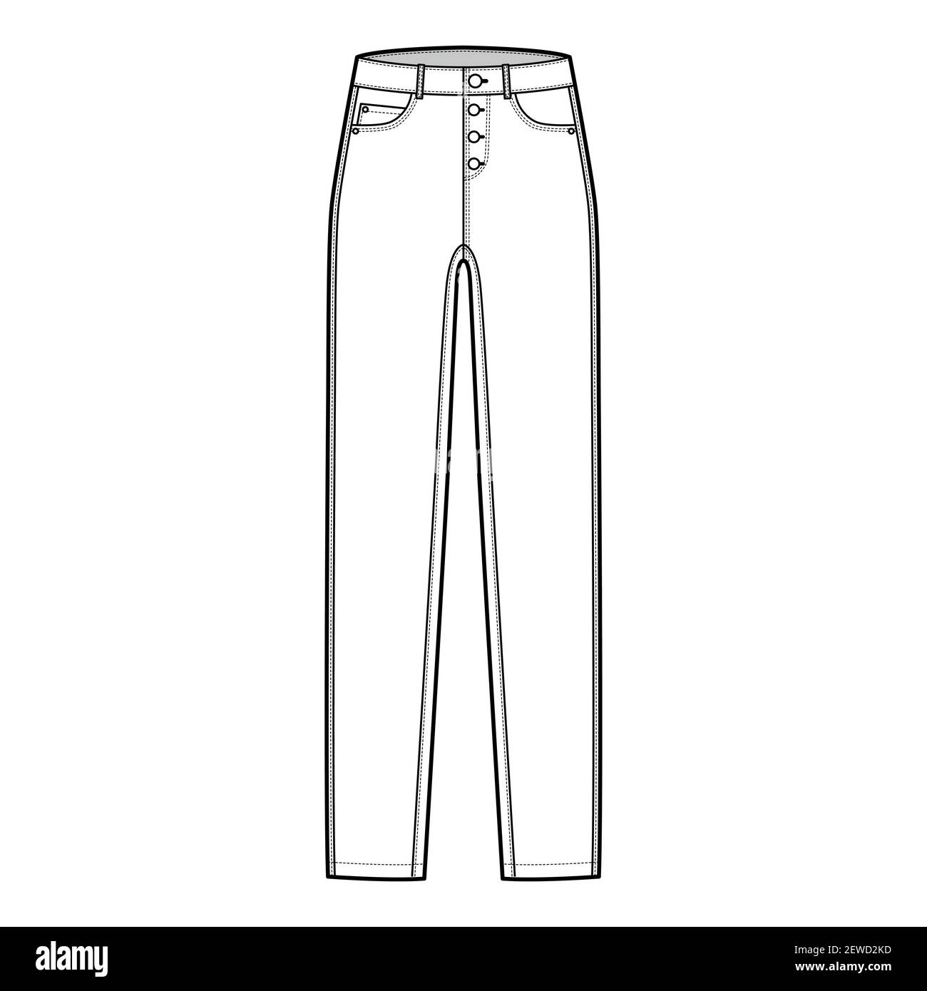 tapered bottom jeans