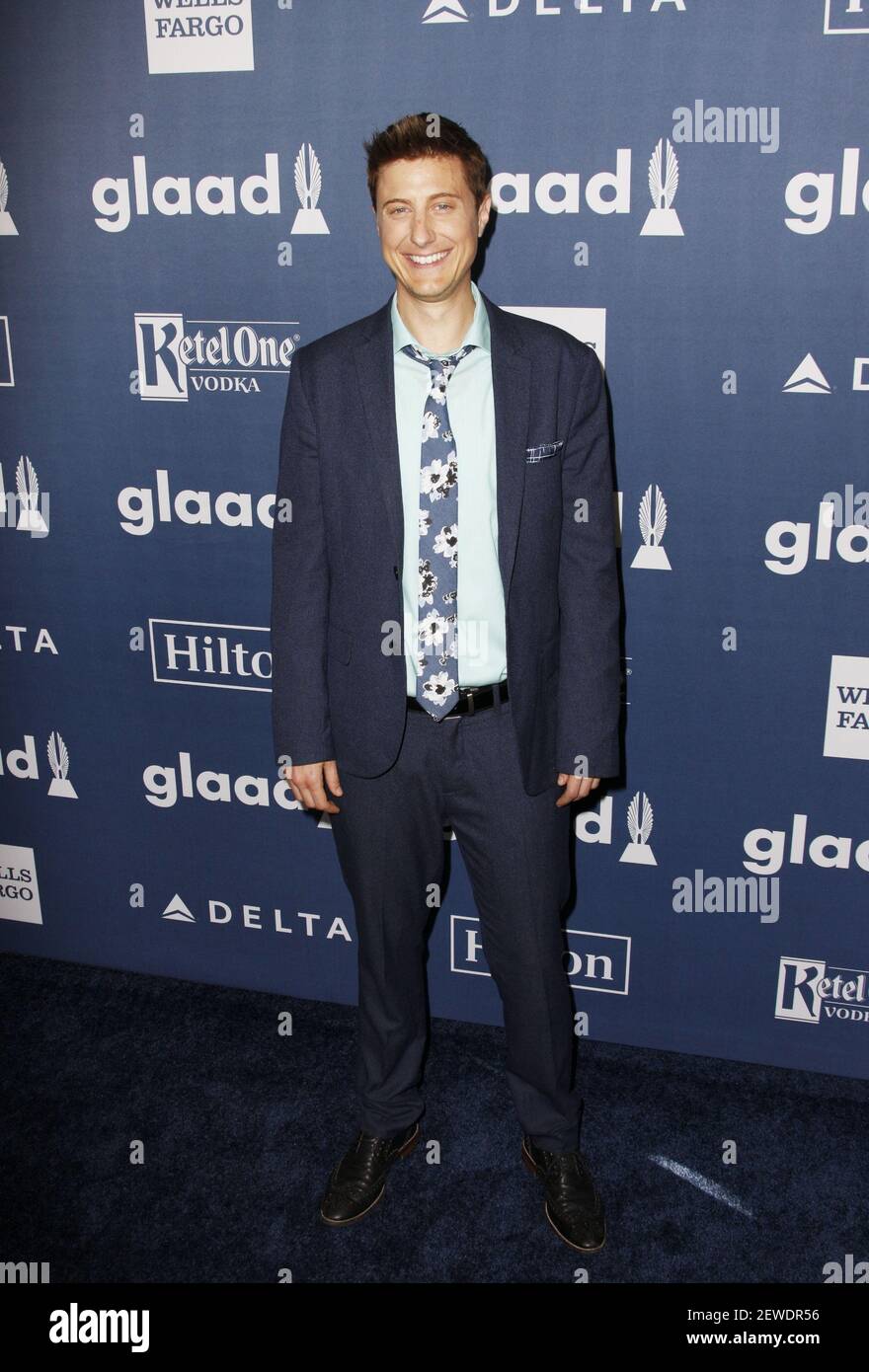 Scott Turner Schofield attends the 27th Annual GLAAD Media Awards at