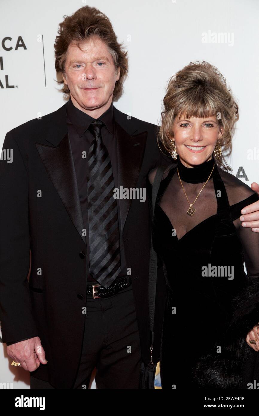 Jerry Schilling and wife attend the 'Elvis & Nixon' Premiere during the