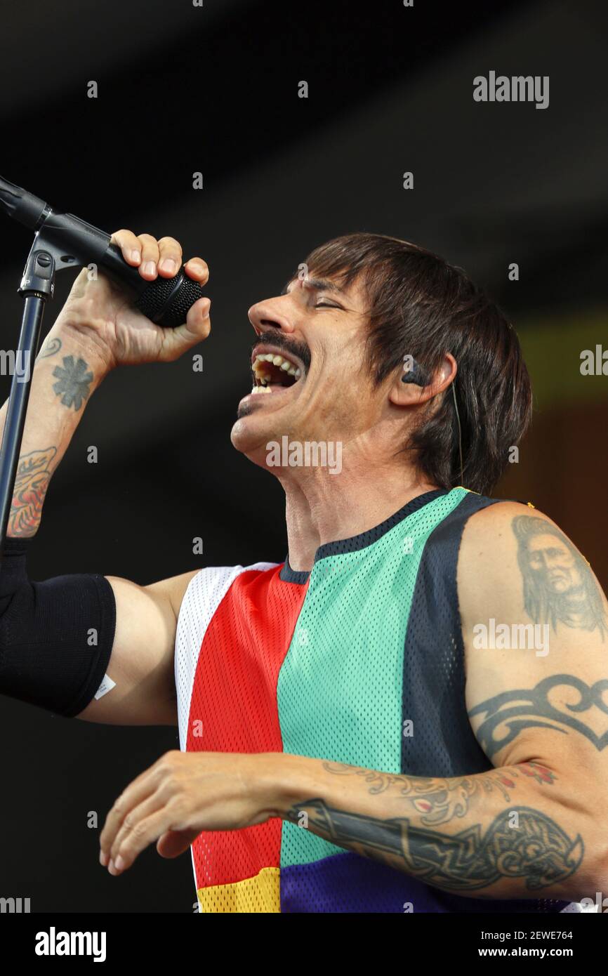 Anthony Kiedis, lead singer of the Red Hot Chill Peppers headlines the