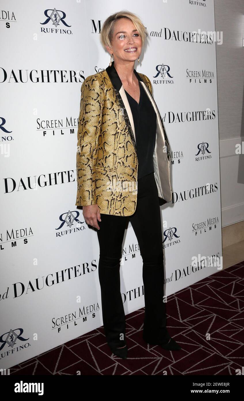 28 April 2016 - West Hollywood, California - Sharon Stone. "Mothers And ...