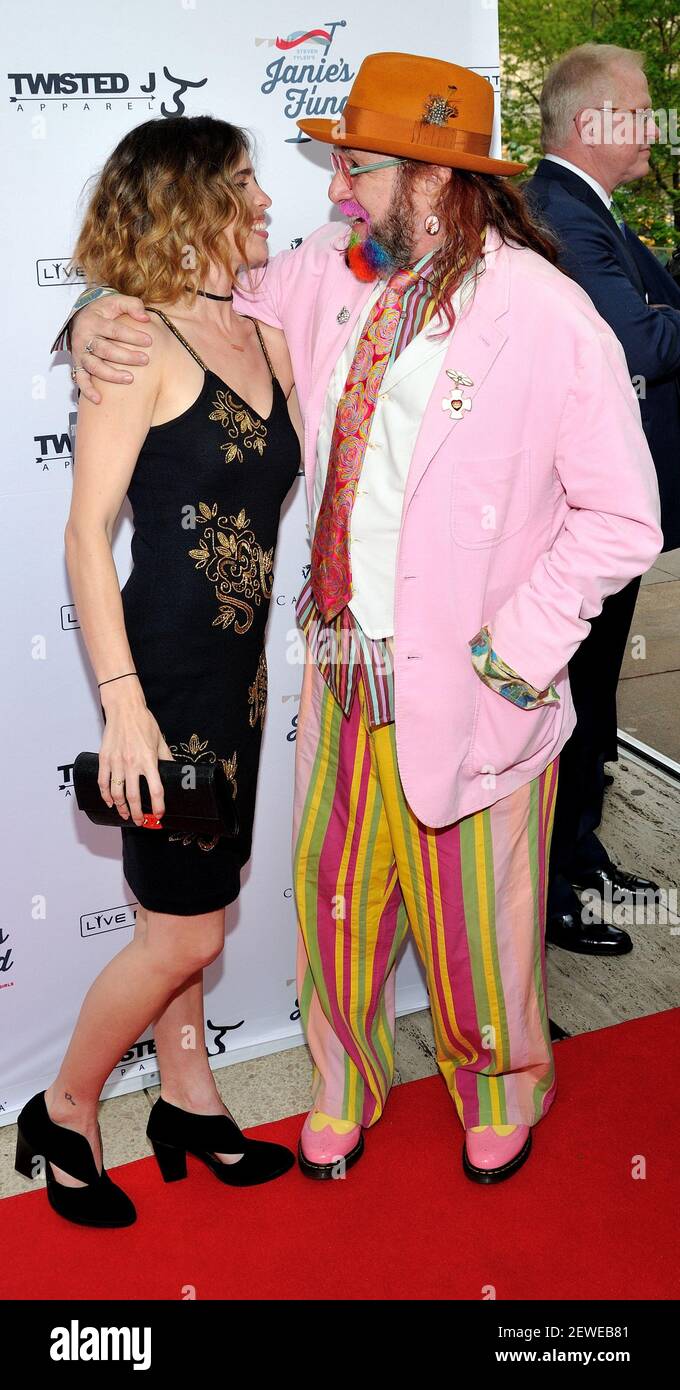 Musician Steven Tyler and his children Chelsea, Mia and Liv Tyler and Taj  Talerico attend the Steven TylerOut on a Limb concert to benefit Janie's  Fund at David Geffen Hall at Lincoln