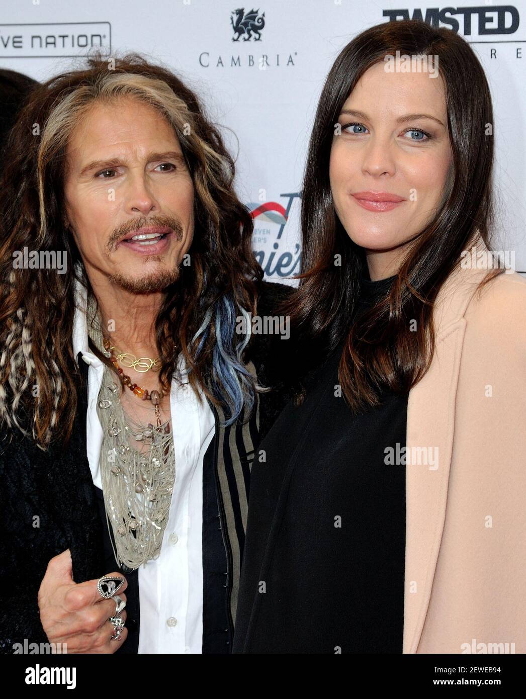 Musician Steven Tyler And Daughter Actress Liv Tyler Attend The Steven