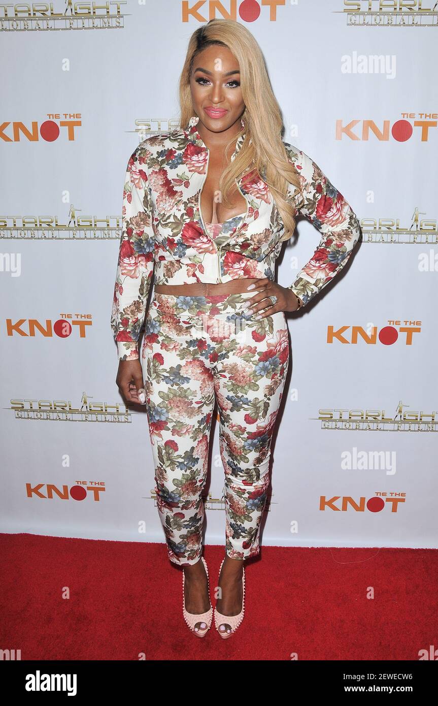Reality Star Brandi Maxiell arrives at the "Tie The Knot" Los Angeles