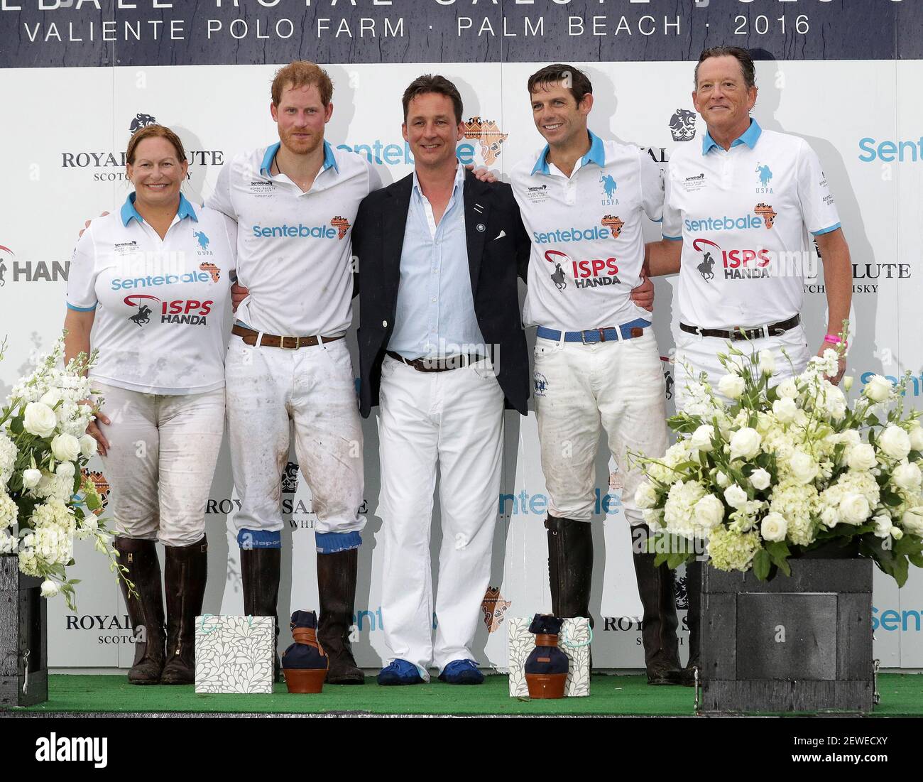 Melissa Ganzi, Prince Harry, Borwick and Bob Jornayvaz first