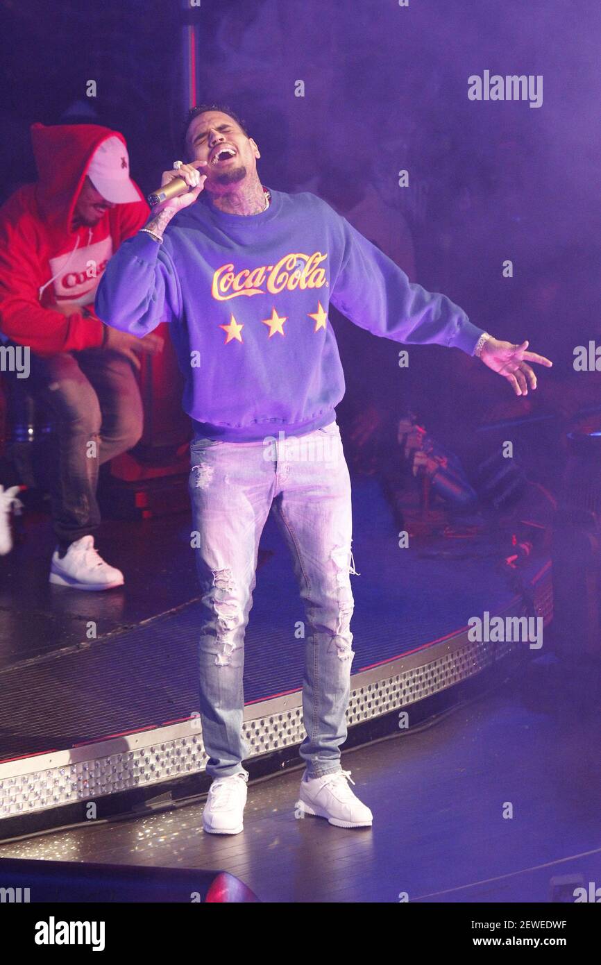 Chris Brown on stage for his 27th Birthday Celebration LIVE Performance