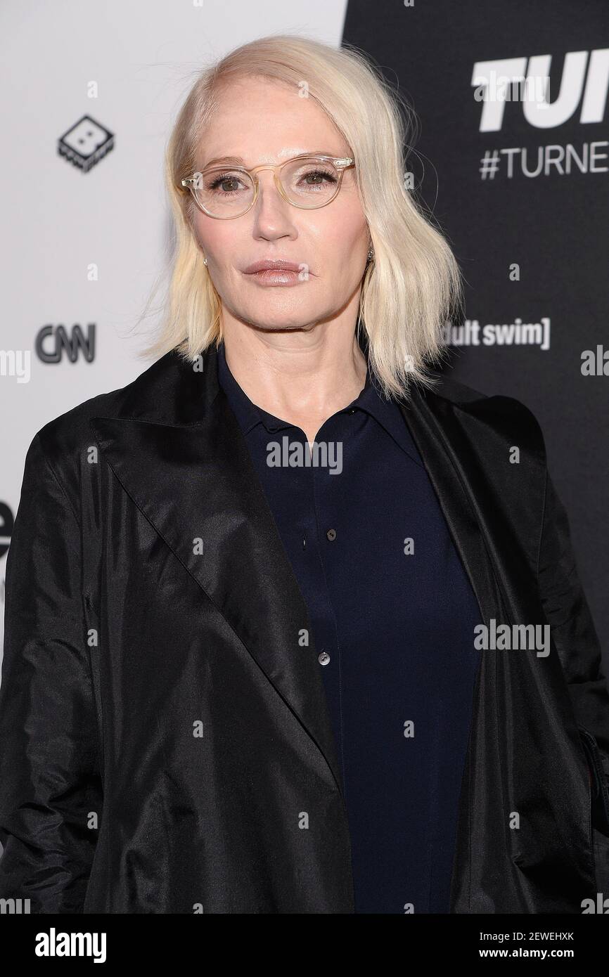 Actress Ellen Barkin attends the Turner Upfront 2016 at Nick & Stef's  Steakhouse in New York, NY, on May 18, 2016. (Photo by Anthony Behar) ***  Please Use Credit from Credit Field *** Stock Photo - Alamy