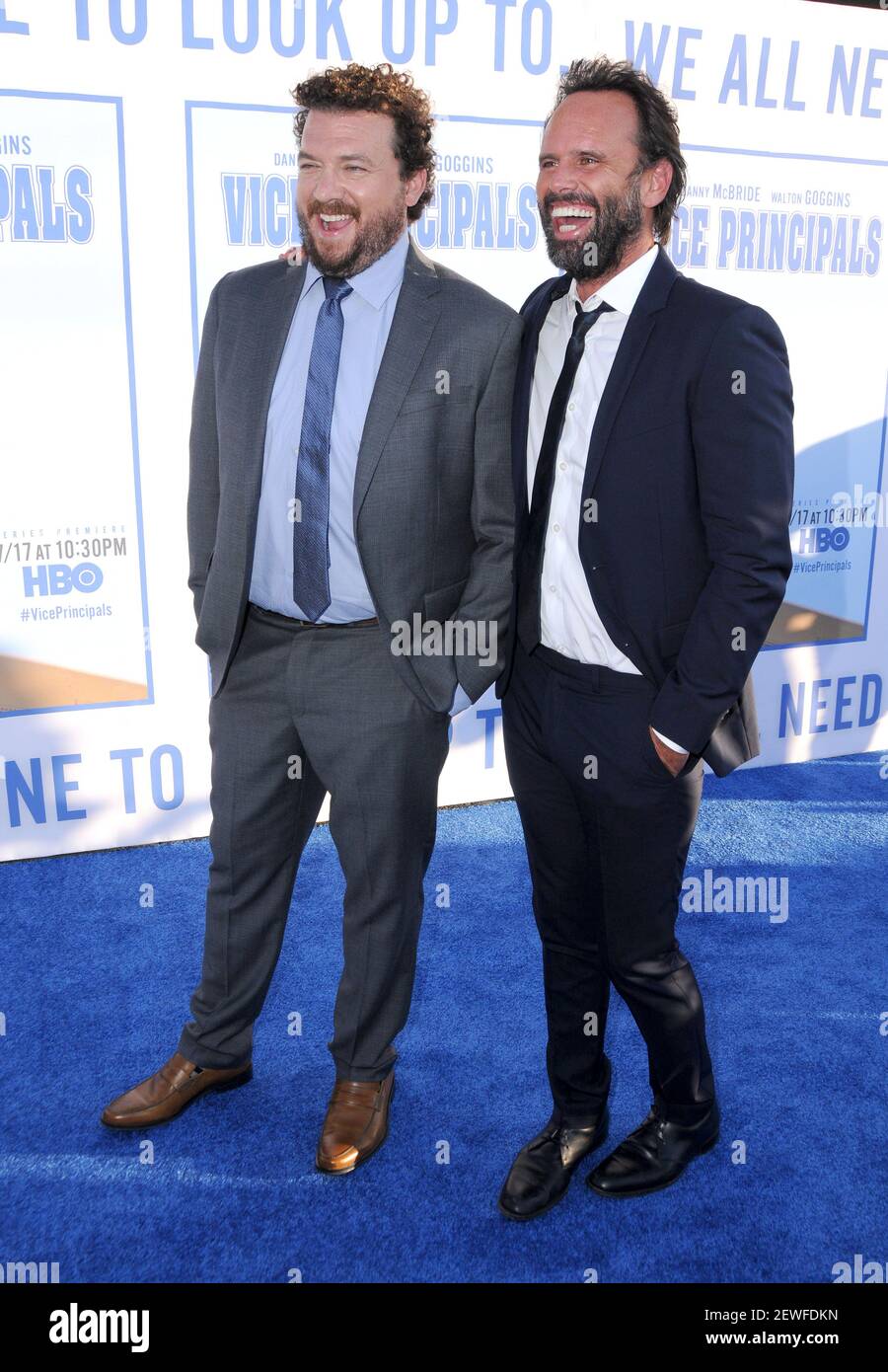 Danny McBride, Walton Goggins attending HBO's 'Vice Principals