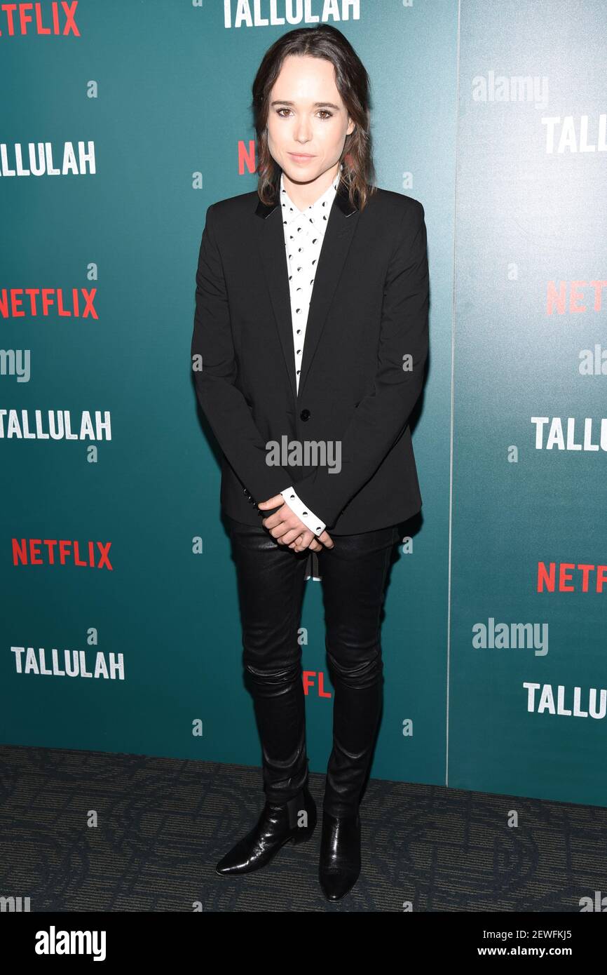 Ellen Page attends Netflix hosts a special screening of Tallulah on July  19, 2016 at Landmark Sunshine Cinema in New York City, USA Stock Photo -  Alamy