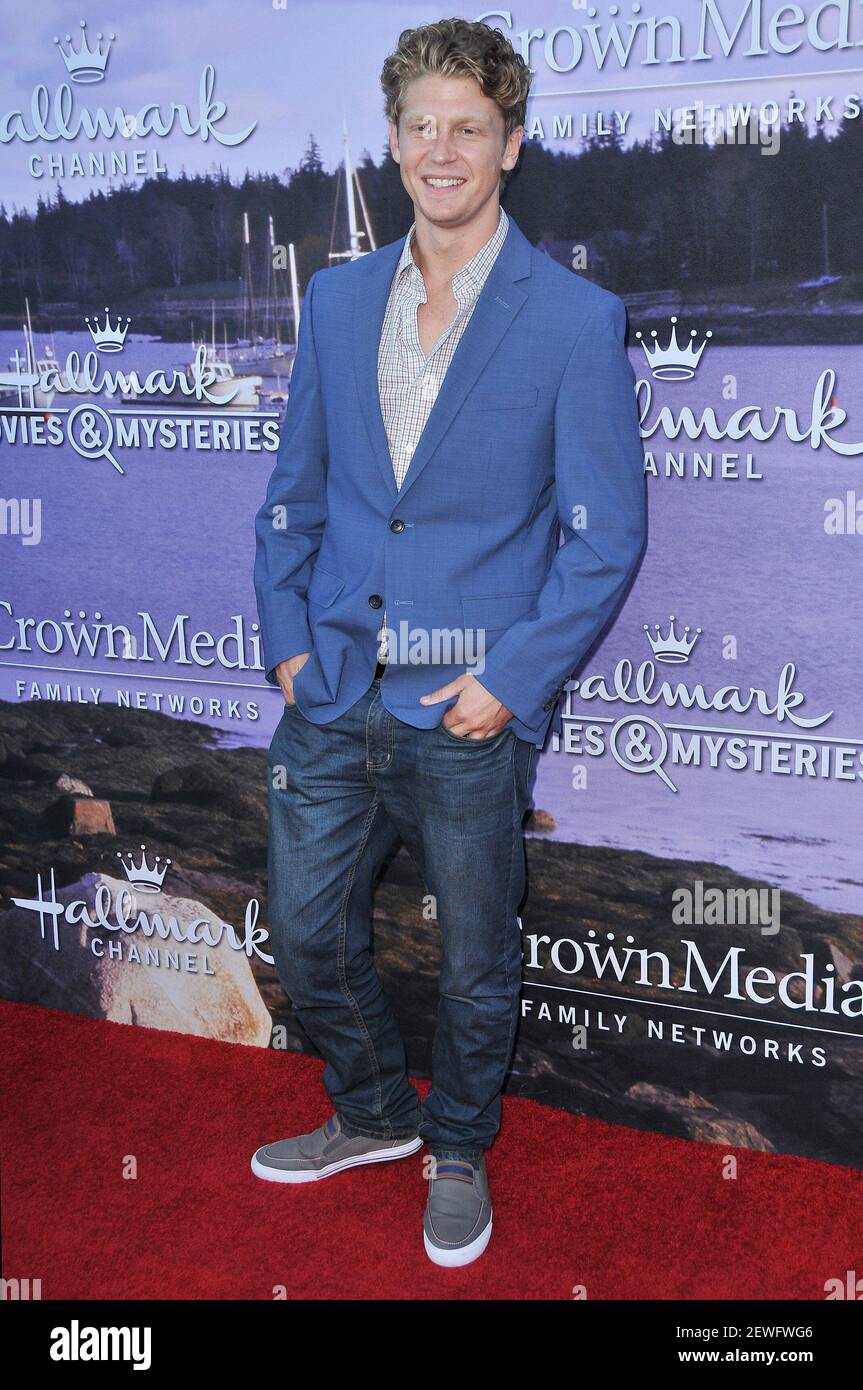 Andrew Francis arrives at the Hallmark Channel and Hallmark Movies