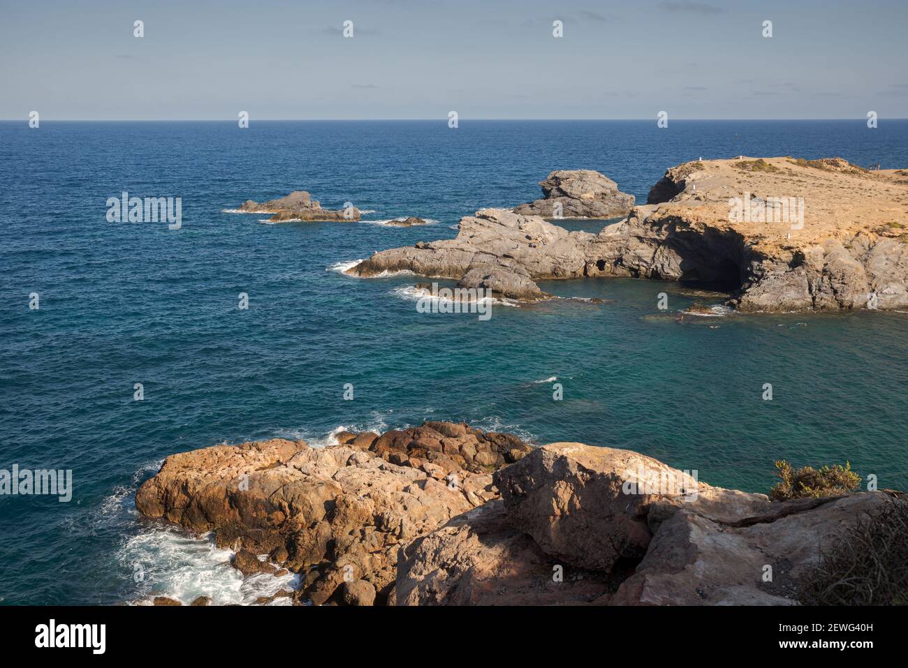 Views of Cape Palos, Cabo de Palos in Spanish. It is located in the  municipality of Cartagena, region of Murcia, Spain Stock Photo - Alamy