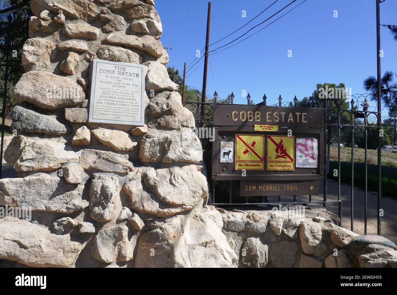 Altadena, California, USA 2nd March 2021 A general view of atmosphere