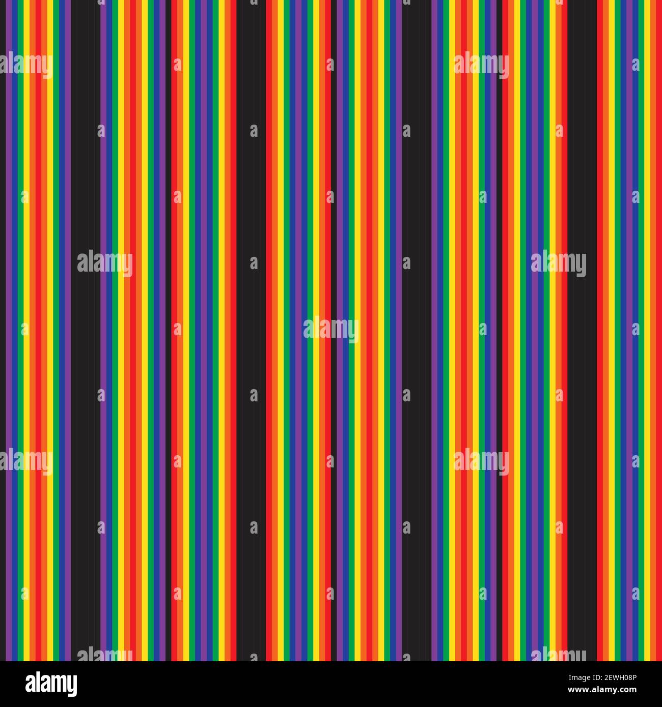 Rainbow vertical striped seamless pattern background suitable for ...