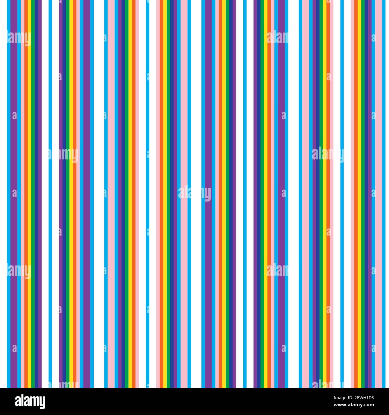 Rainbow Pastel vertical striped seamless pattern background suitable ...