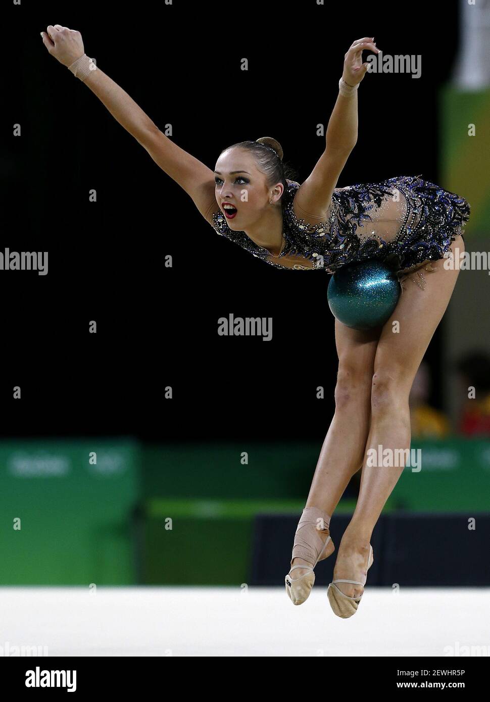 Rio De Janeiro Rj 08 16 Olympics 16 Rhythmic Gymnastics Marina Durunda Aze Azerbaijan In The Overall Individual Final Of Rhythmic Gymnastics Of The Rio 16 Olympic Games Held In Rio