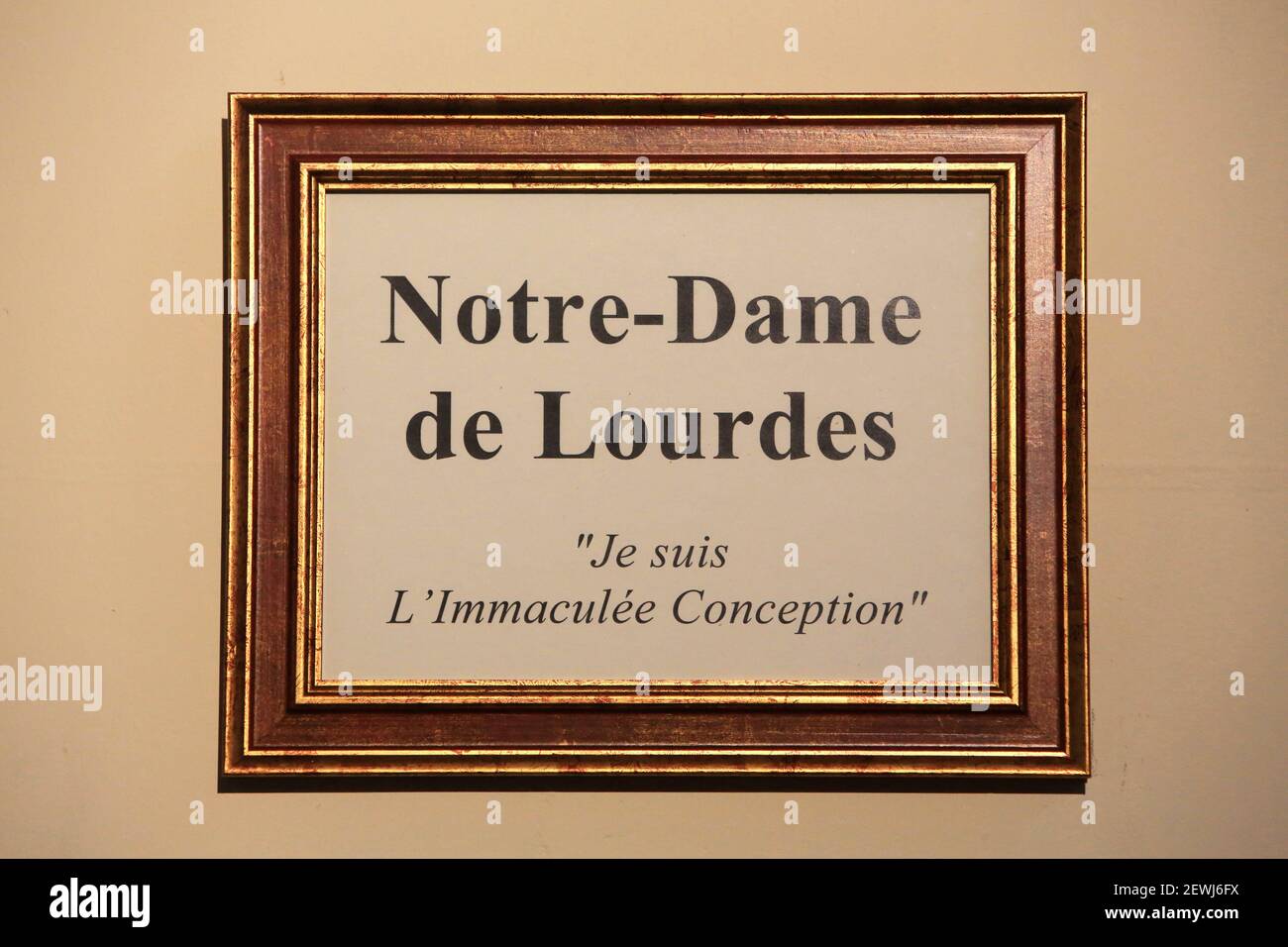 Notre Dame De Lourdes High Resolution Stock Photography And Images Alamy