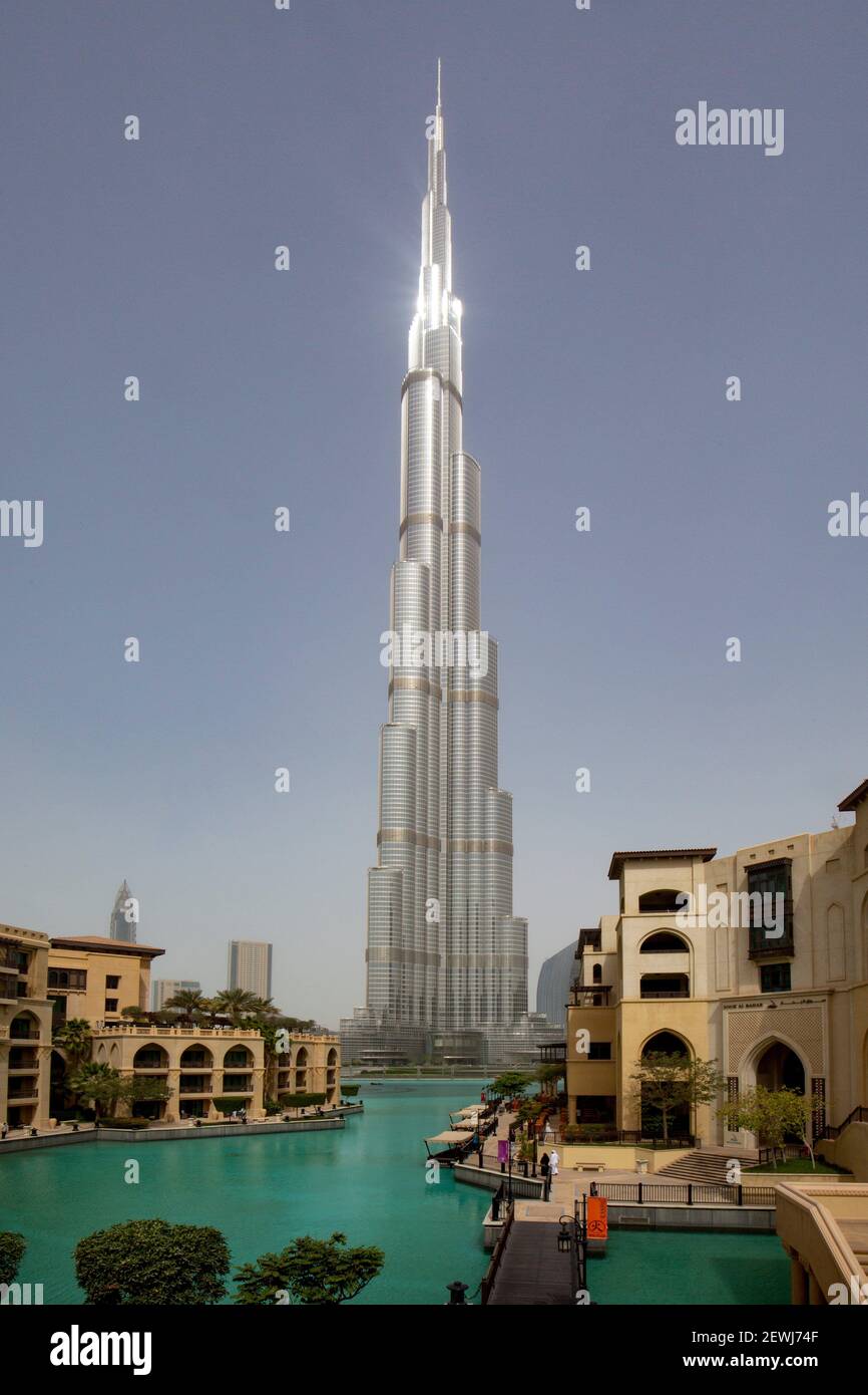 Landmark tallest structure in the world. Stock Photo