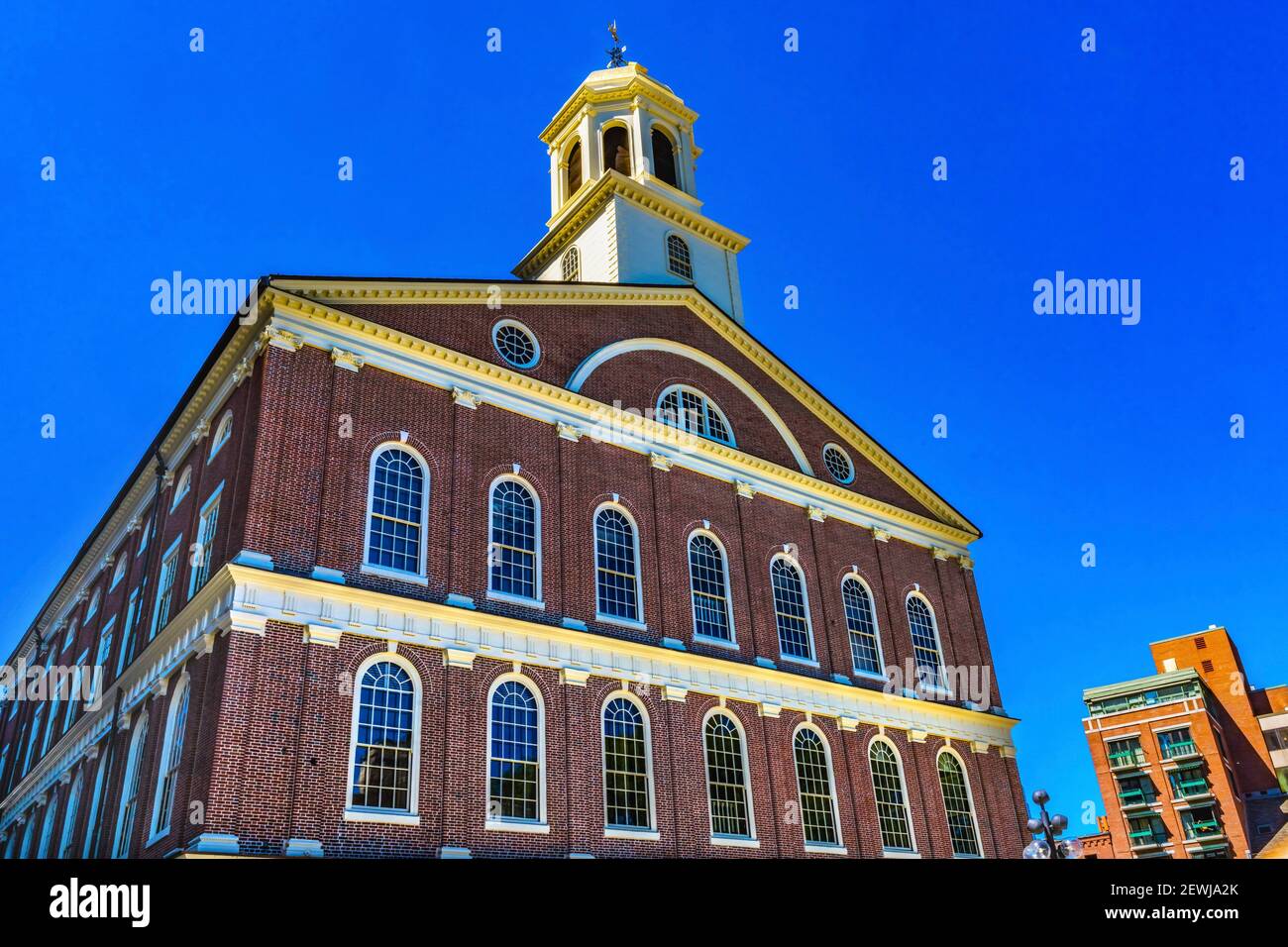 Quincy Market Freedom Trail Boston Massachusetts. Built in early 1800s