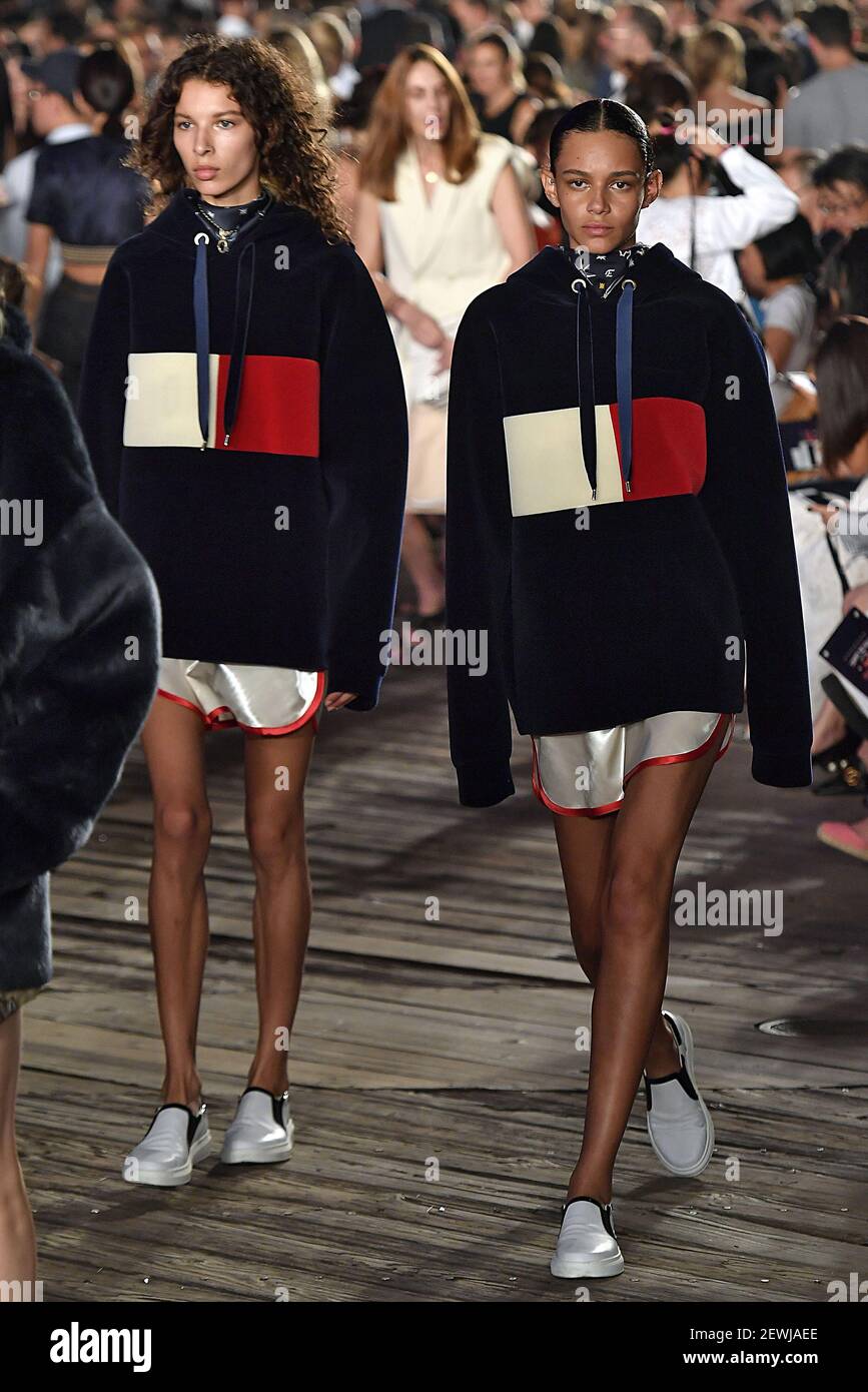Alice Metza and Binx Walton attend NY: Tommy Hilfiger New York RTW Spring  Summer 2017 on