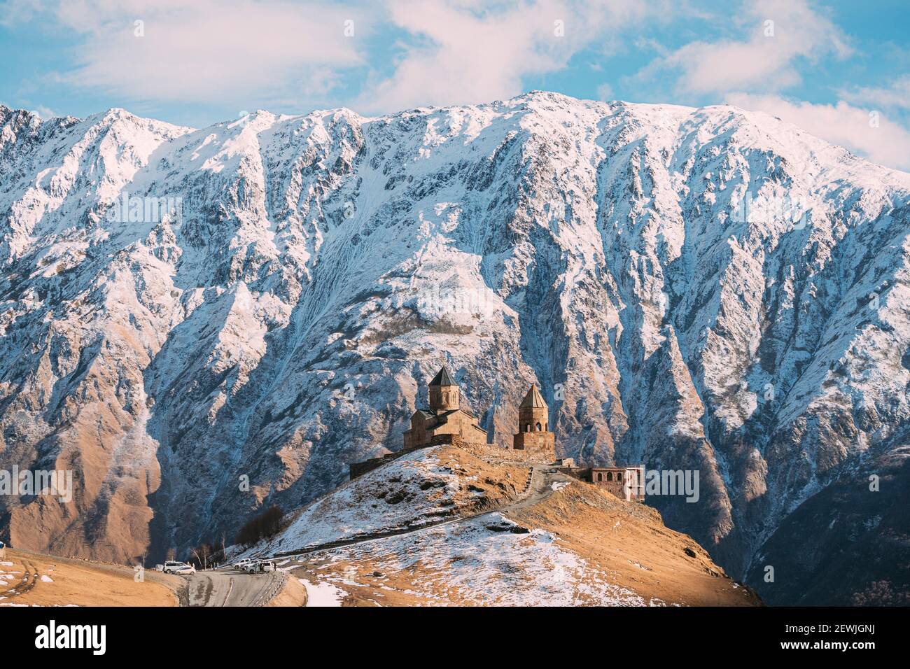 Stepantsminda, Famous Popular Gergeti Trinity Tsminda Sameba