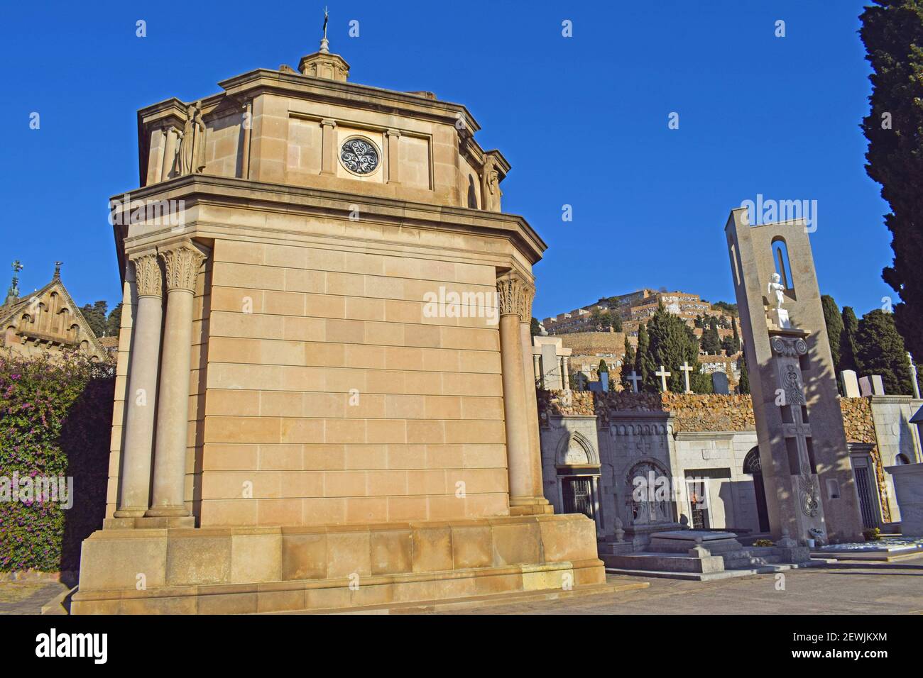 Montjuic Cemetery High Resolution Stock Photography And Images Alamy
