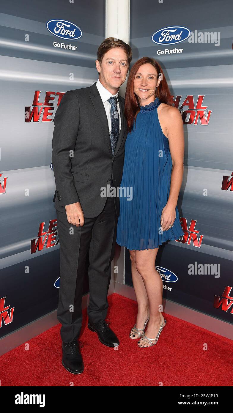 LOS ANGELES - SEPTEMBER 12: Kevin Rahm and Amy Lonkar at the screening and premiere party of Fox