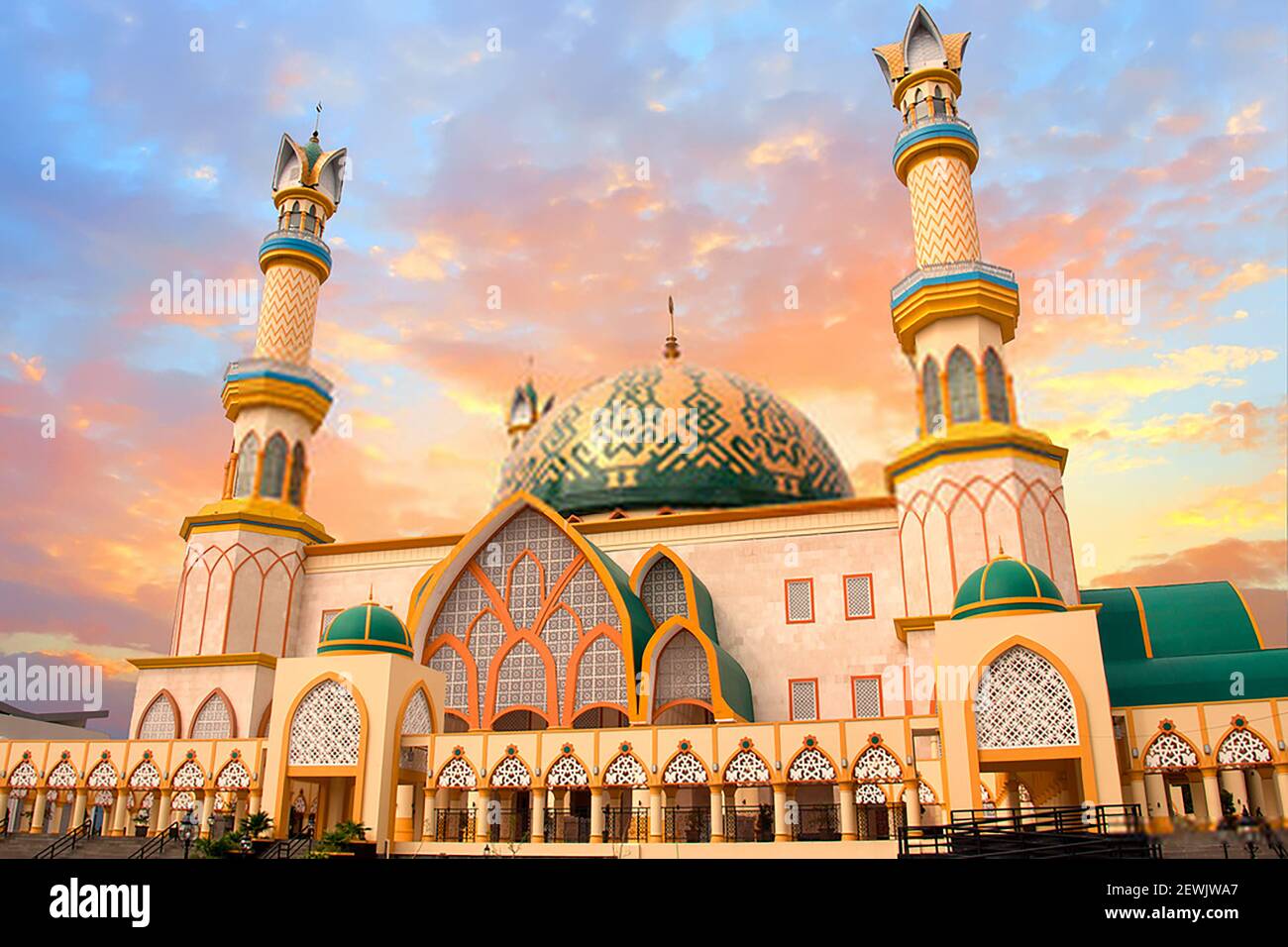 masjid ibukota mataram lombok Stock Photo