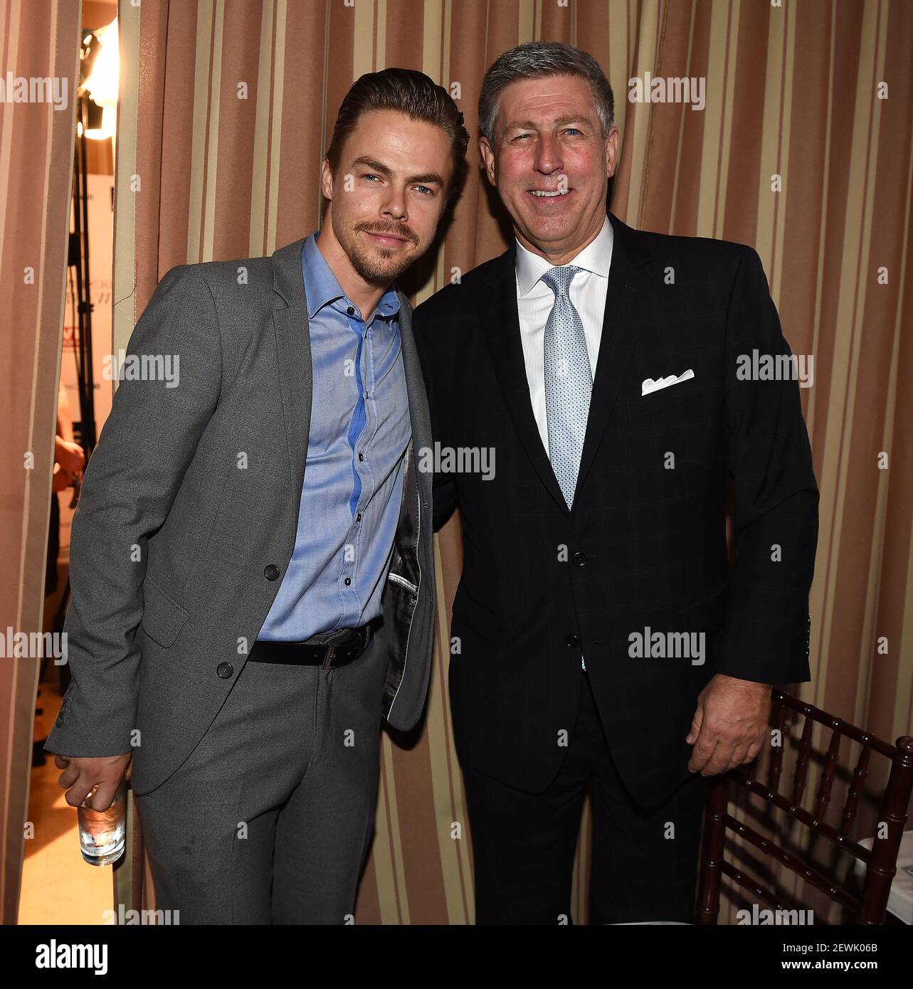 LOS ANGELES, CA SEPTEMBER 16 Derek Hough and his father Bruce Hough(00)