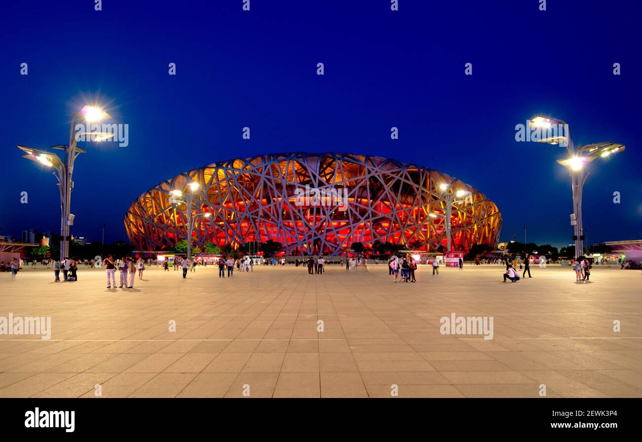 Beijing national stadium olympic hires stock photography and images