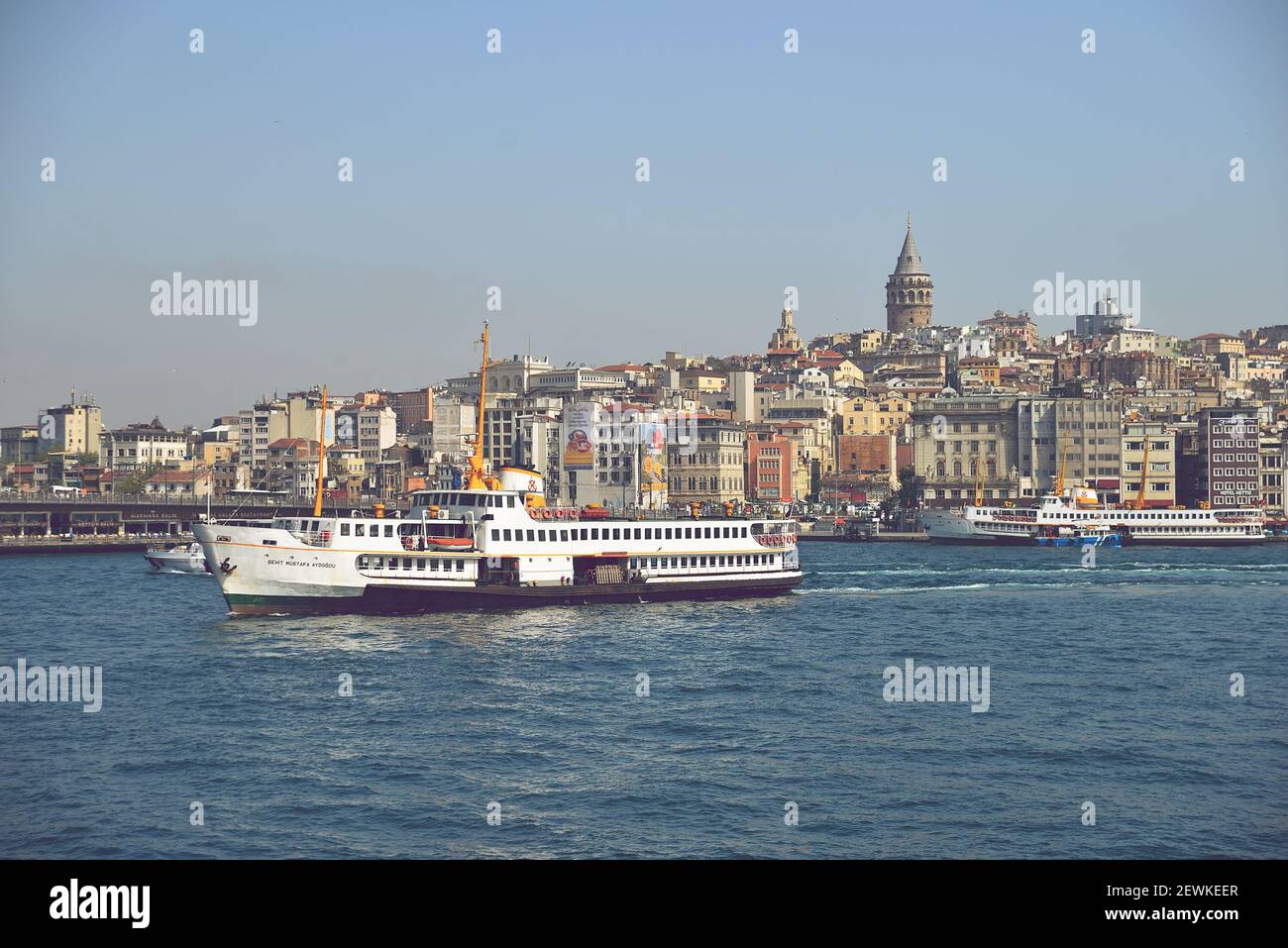 Istanbul, Turkey - May 6, 2017:  Nice view of the historic district in the city Stock Photo