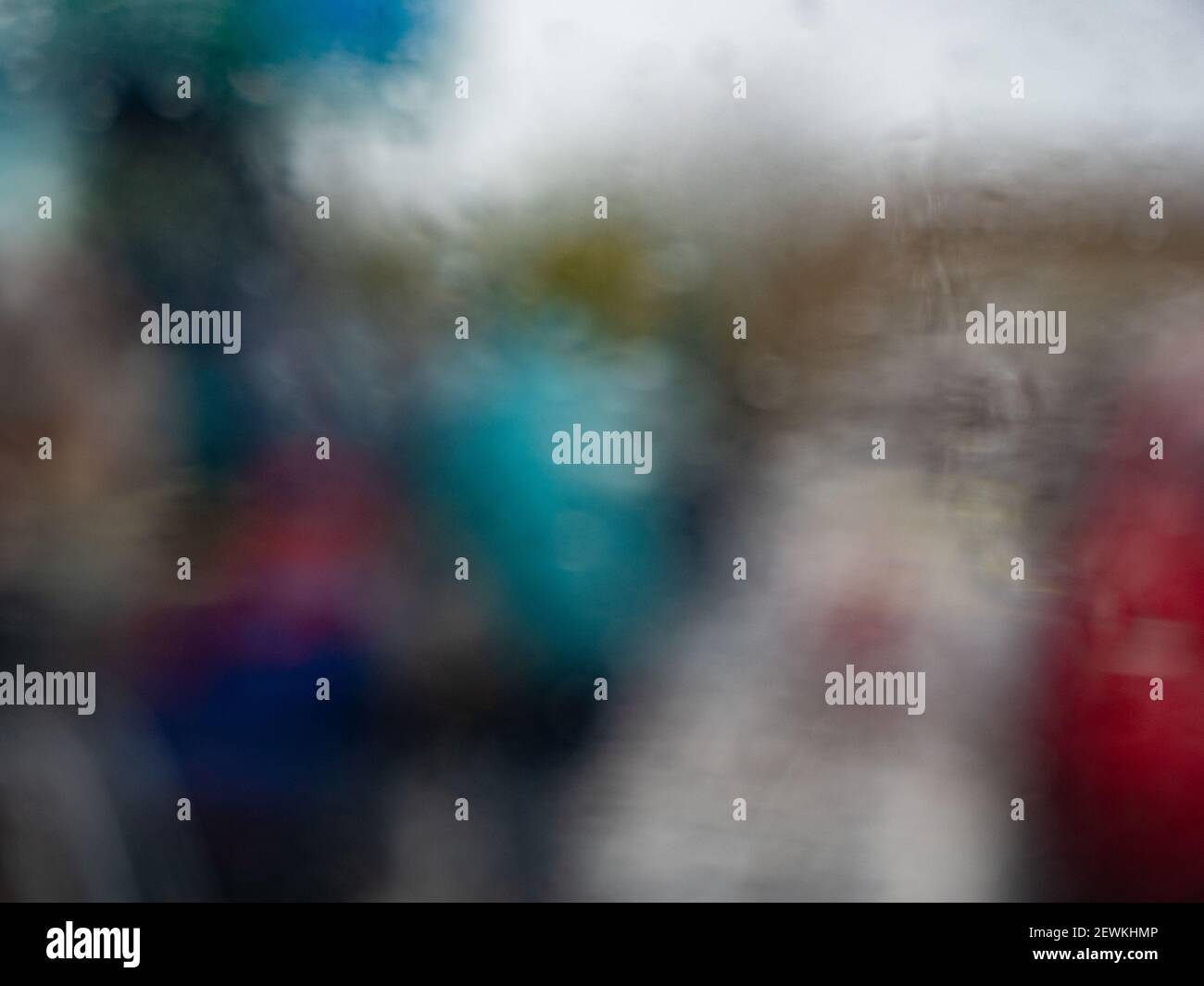 A soft, colourful abstract image. Stock Photo