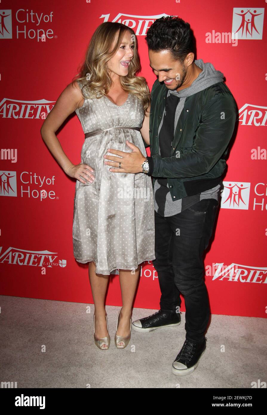 Alexa PenaVega with husband Carlos PenaVega attending Variety Latino’s