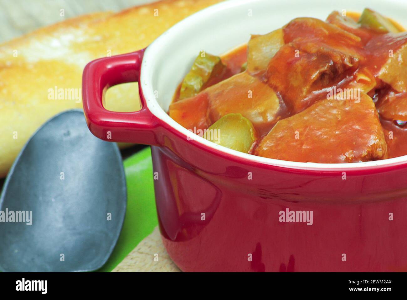 beef tongue in tomato sauce Stock Photo Alamy