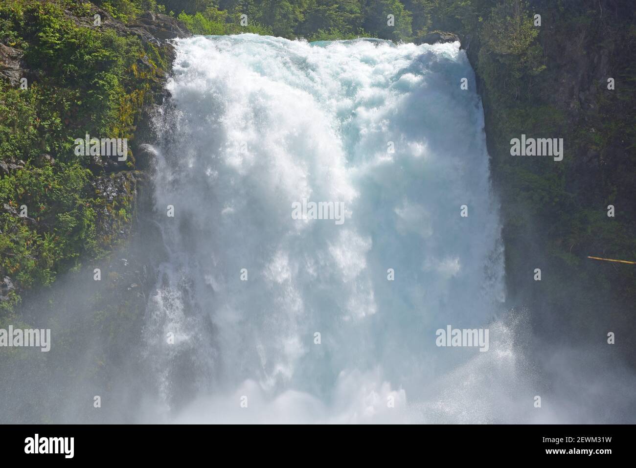 Salto del Puma, Huilo Huilo river. Region de Los Rios, Chile Stock Photo -  Alamy