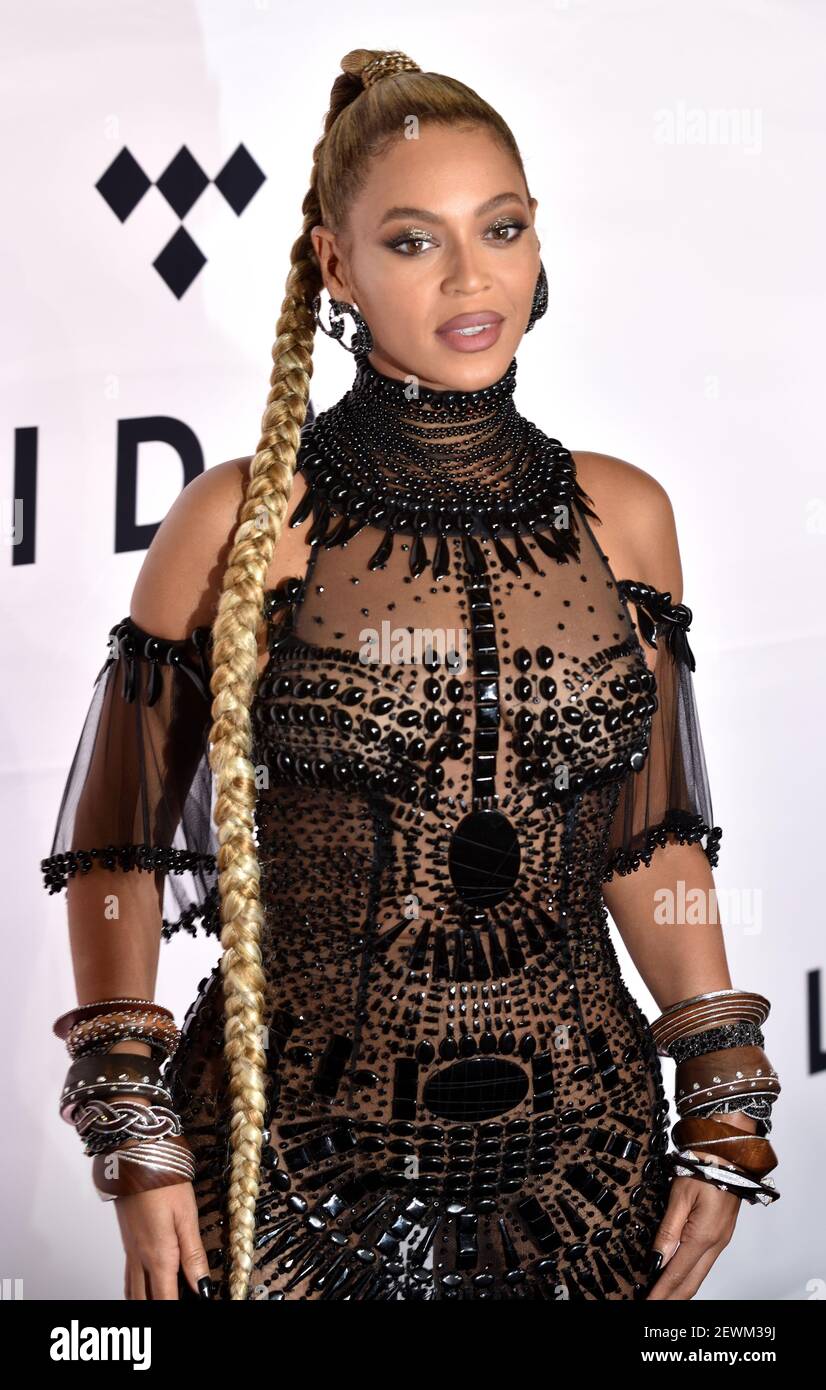 Beyoncé attends the TIDAL X:1015 benefit concert at Barclays Center in ...