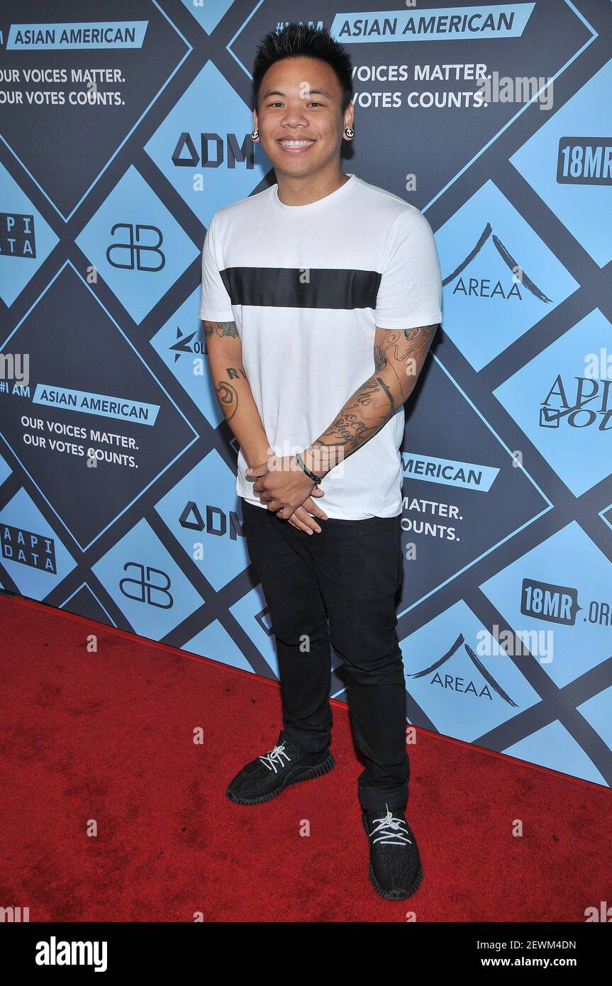 Singer AJ Rafael arrives at the #IAmAsianAmerican Concert held at the ...
