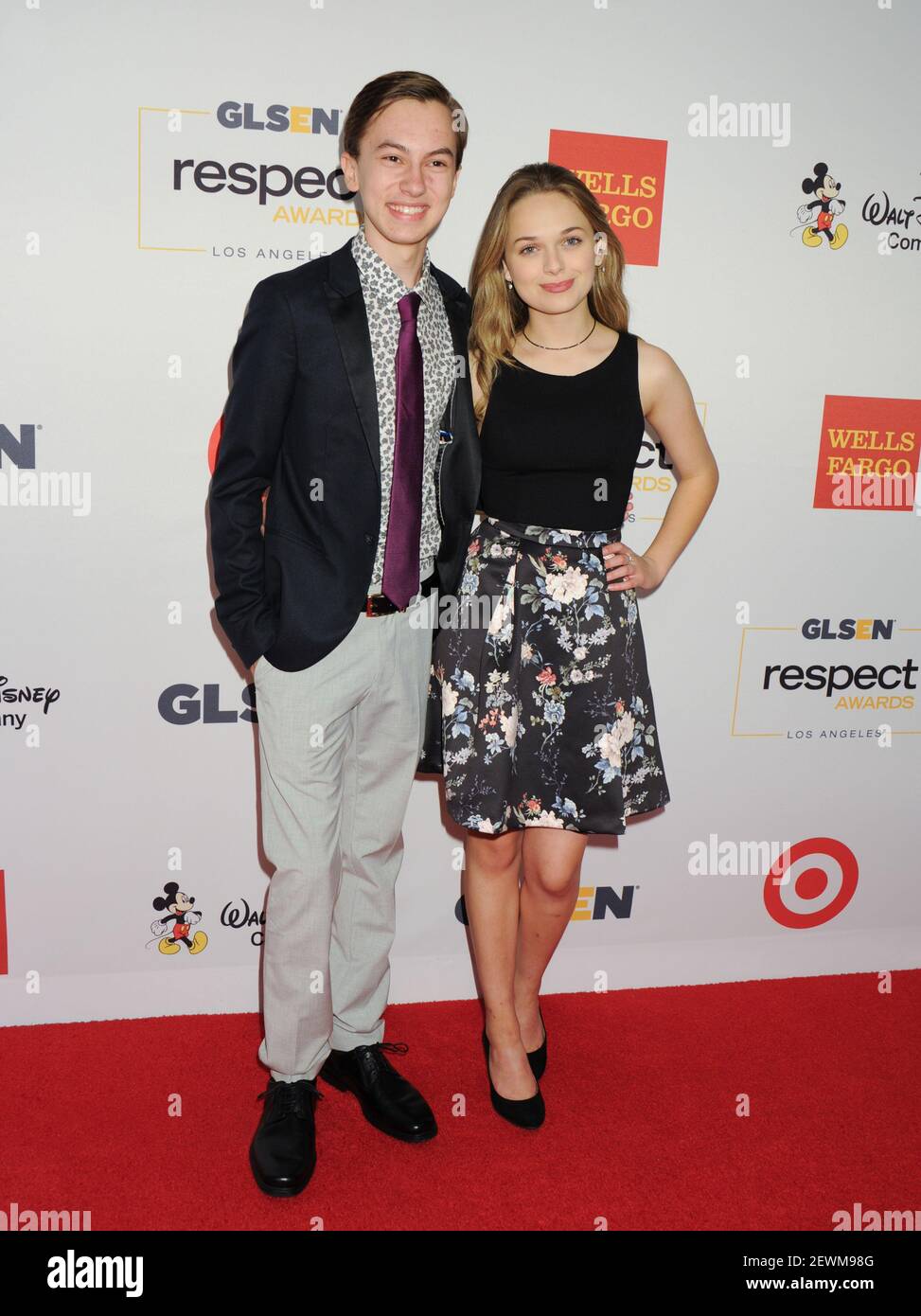 Hayden Byerly, Alyssa Jirrels attends the GLSEN Respect Awards Los