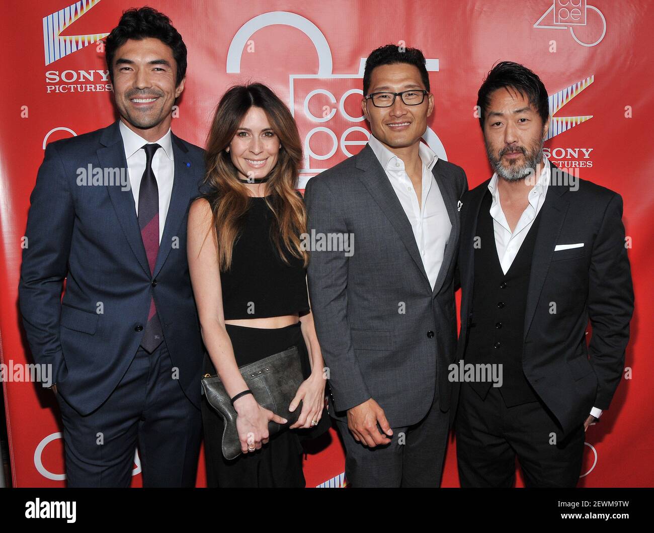(LR) Ian Anthony Dale, Nicole Garippo, Daniel Dae Kim and Choi