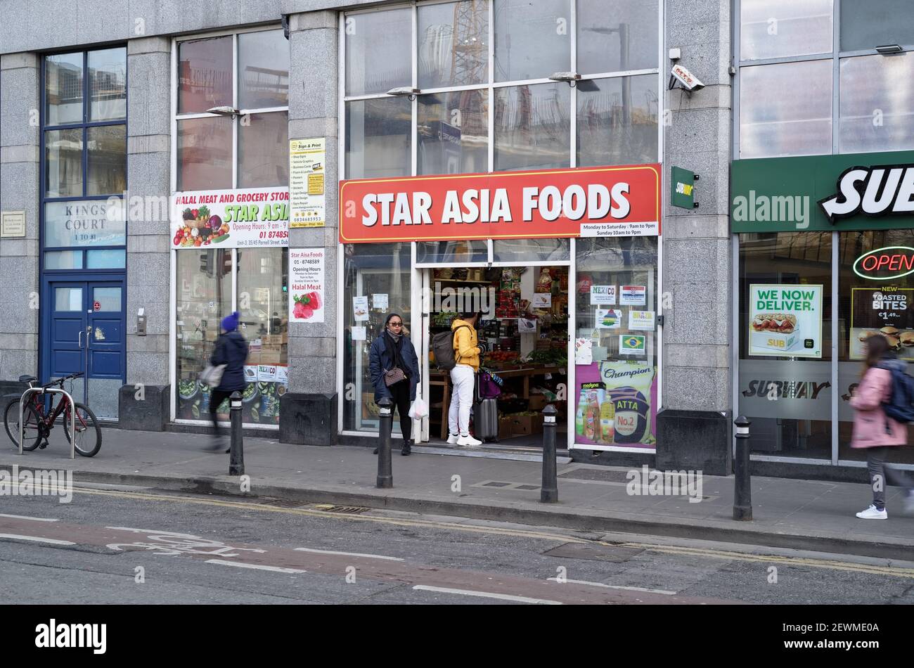 DUBLIN, IRELAND Mar 05, 2020 An entrance to the Star Asia Foods store in Dublin city centre