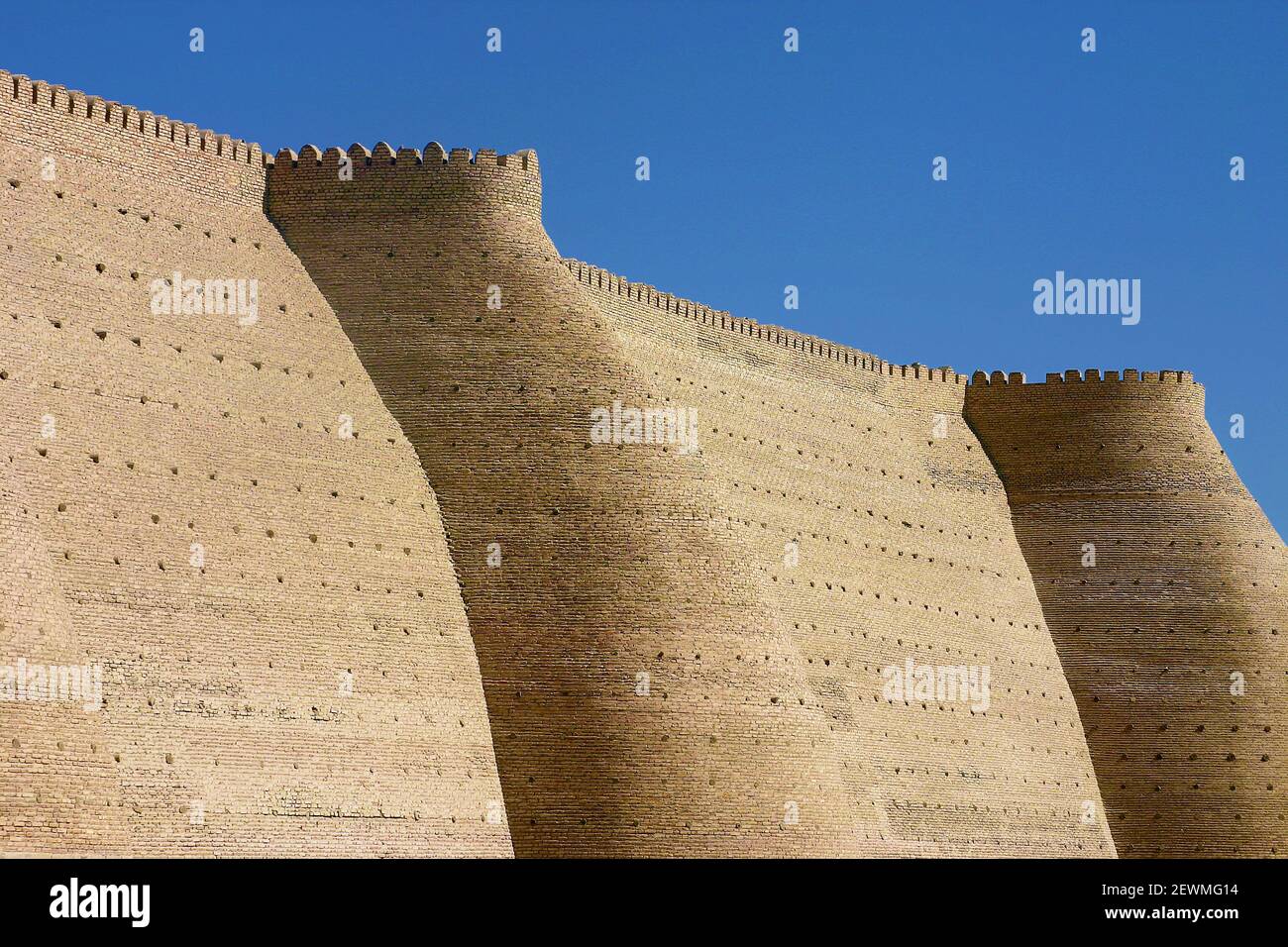 Ark of Bukhara fortress, Uzbekistan Stock Photo