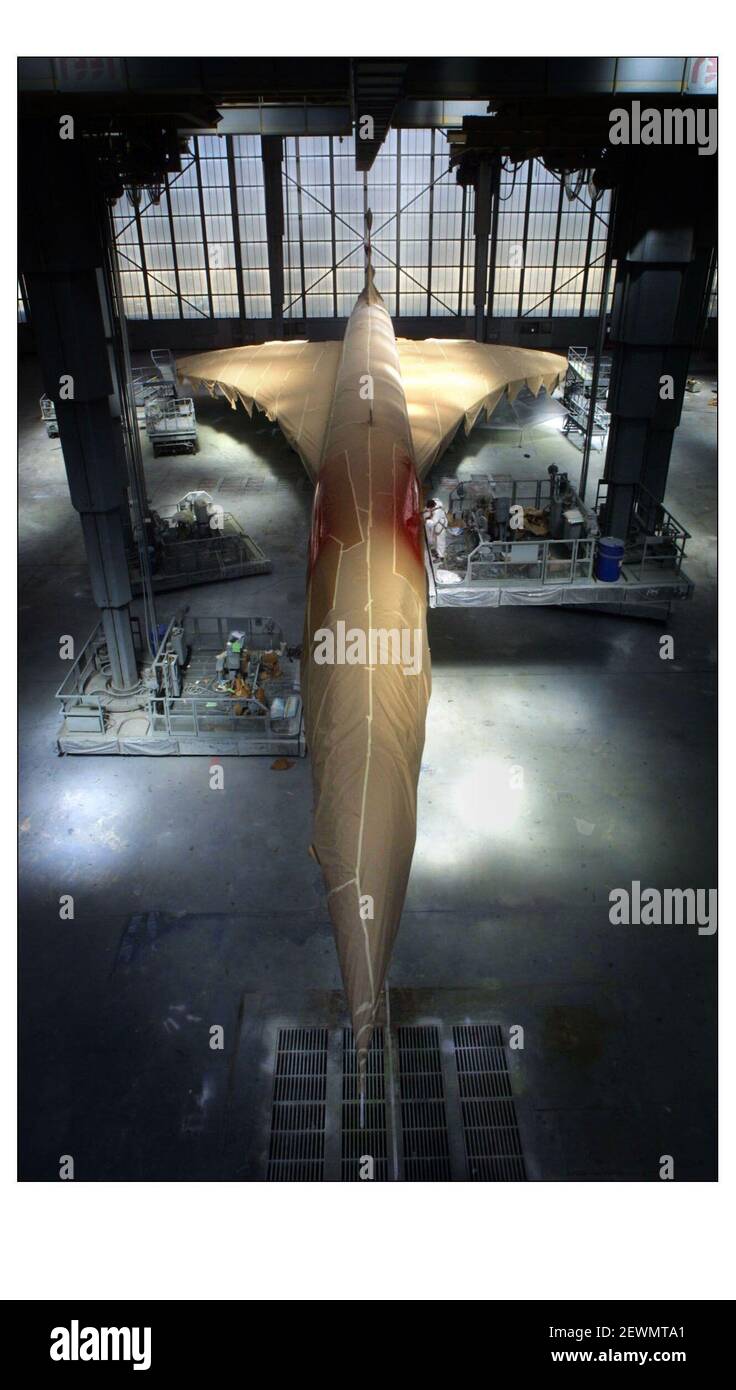 BA Concorde August 2001 first of the concorde fleet to be modified gets ...