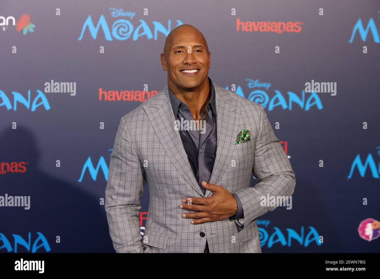 Dwayne Johnson attends the World Premiere Of Walt Disney Animation