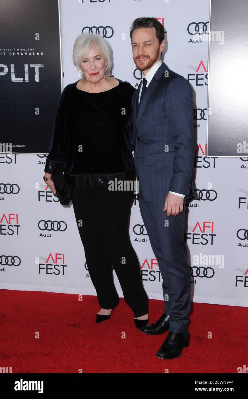 15 November 2016 - Hollywood, California. James McAvoy, Betty Buckley ...