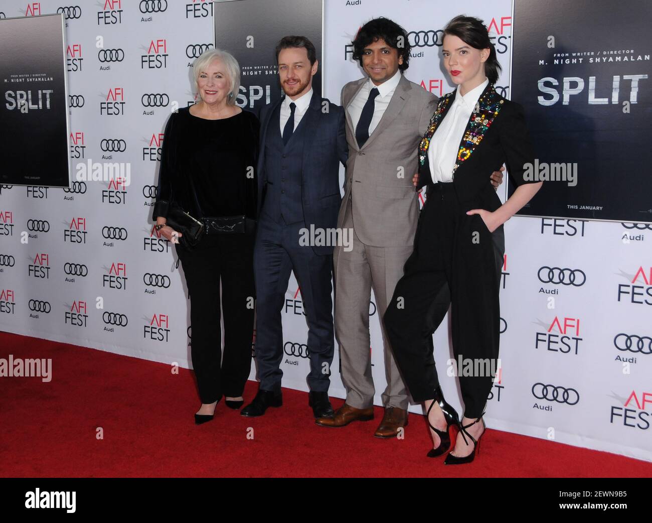 15 November 2016 - Hollywood, California. Betty Buckley, James McAvoy ...
