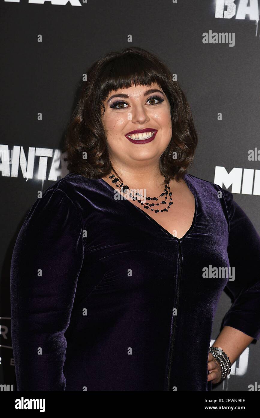actress Jenny Zigrino attends the New York Premiere of "Bad Santa 2" on November 15, 2016 at AMC